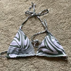 A medium swimsuit top